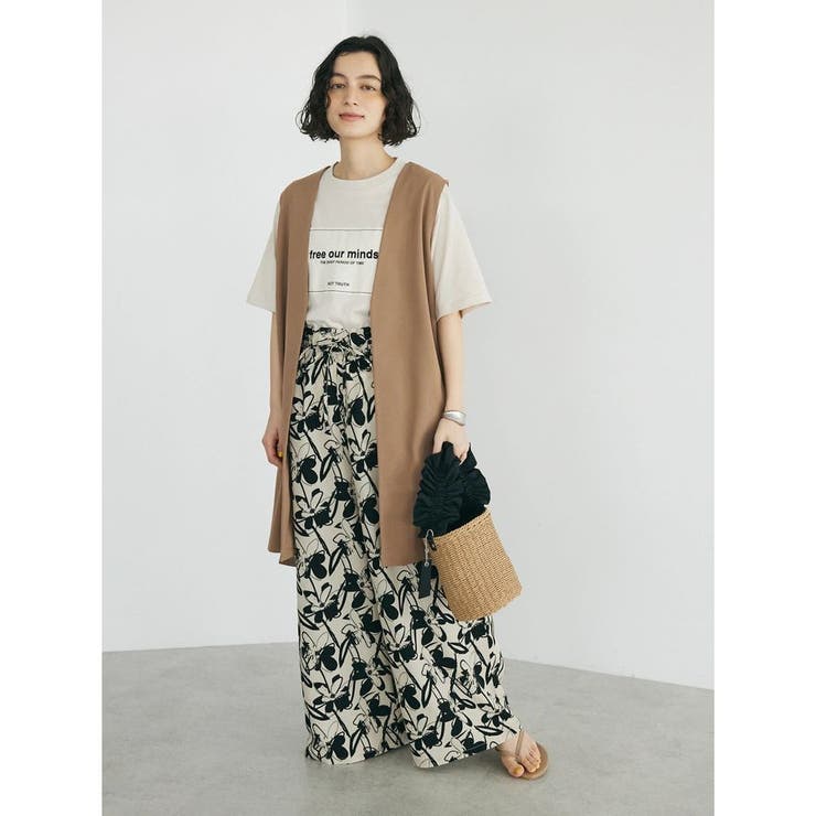 maison vert フリルハンドルかごバッグ[品番：EHEW0043760