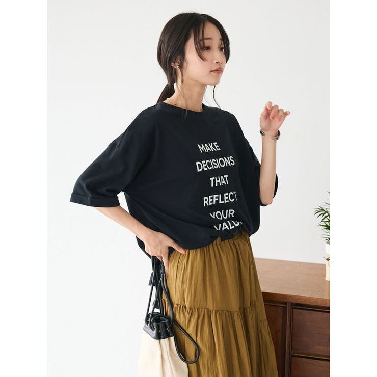 シルケット天竺ビッグシルエットロゴプリントTee | CRAFT STANDARD BOUTIQUE | 詳細画像13 