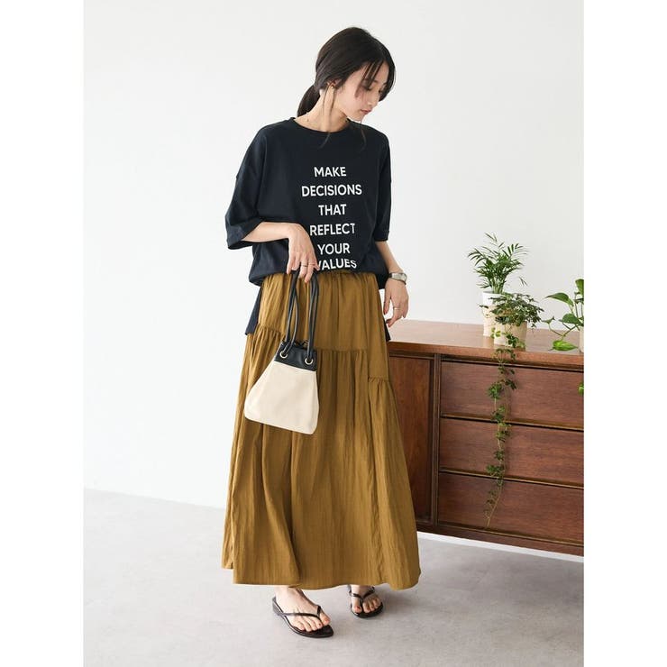 シルケット天竺ビッグシルエットロゴプリントTee | CRAFT STANDARD BOUTIQUE | 詳細画像17 