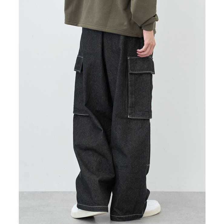 サイドラインワイドデニムパンツ｜WEGO（ウィゴー） – WEGO
