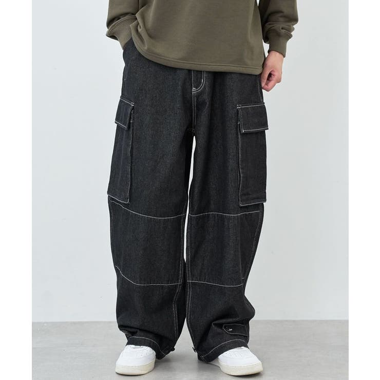 ユニセックス】デニム47カーゴパンツ[品番：EHEW0045799]｜CRAFT