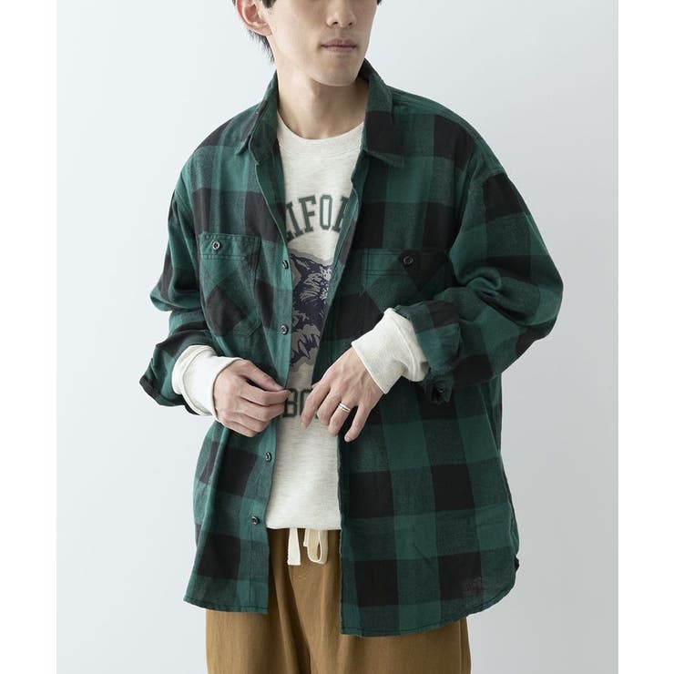 TS様 WAREHOUSE ブロックチェック ワークシャツ L ブロックチェックワークシャツ[品番：EHEW0047047]｜CRAFT STANDARD