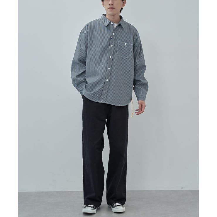 売れ筋がひ贈り物！ ヒッコリーデニムシャツ[品番：EHEW0046592]｜CRAFT STANDARD 犬服・アクセサリー