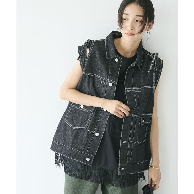 ブラウンアンドストリート Brown&Street リボンベスト