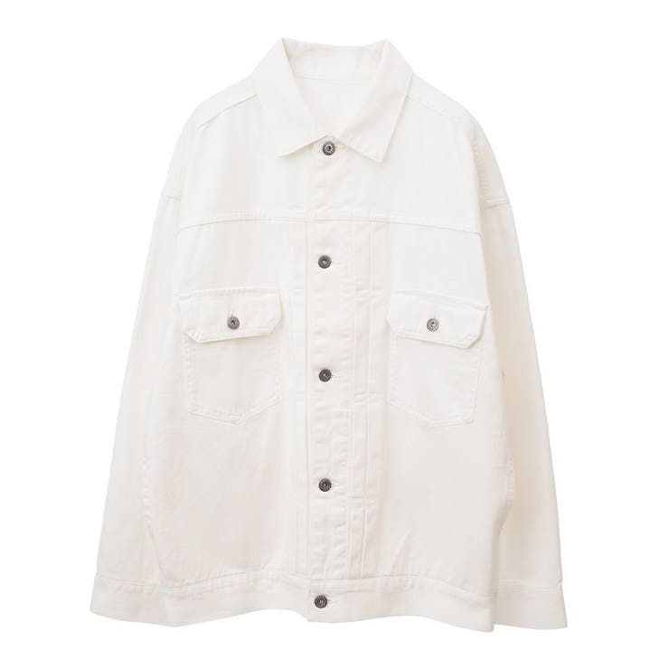 ユニセックス】ホワイトデニム2ndジャケット[品番：EHEW0045588