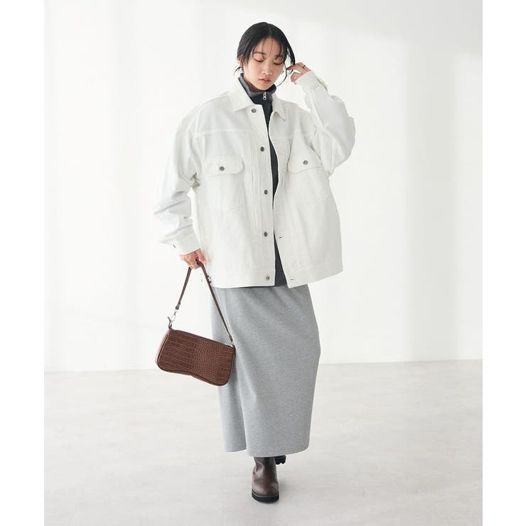 ユニセックス】ホワイトデニム2ndジャケット[品番：EHEW0045588