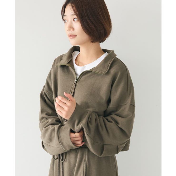 【WEB限定】裏毛ダブルジップショートスウェット | CRAFT STANDARD BOUTIQUE | 詳細画像2 