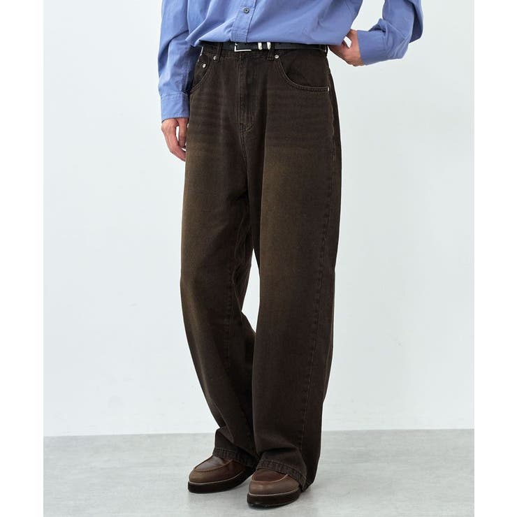 【WEB限定】デニムオーバーダイバギーパンツ | CRAFT STANDARD BOUTIQUE | 詳細画像9 