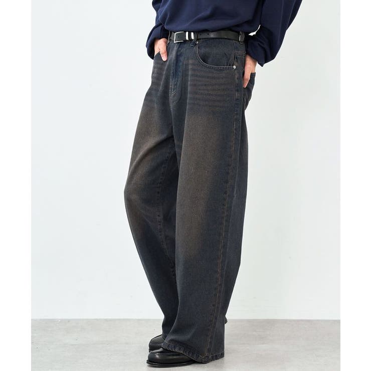 C | 【WEB限定】デニムオーバーダイバギーパンツ | CRAFT STANDARD BOUTIQUE