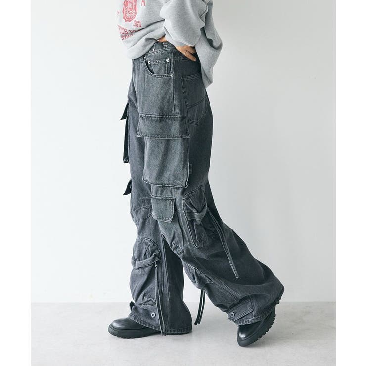 ユニセックス】デニムワイドカーゴパンツ[品番：EHEW0046846]｜CRAFT STANDARD BOUTIQUE（クラフト スタンダード  ブティック）のレディースファッション通販｜SHOPLIST（ショップリスト）