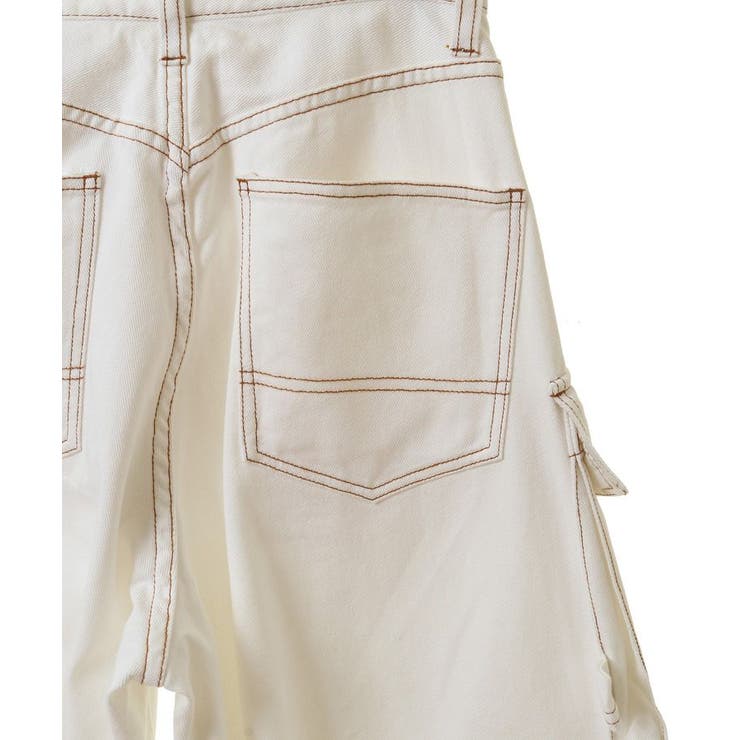 ユニセックス】ホワイトデニムワイドカーゴパンツ[品番：EHEW0046847]｜CRAFT STANDARD BOUTIQUE（クラフト スタンダード  ブティック）のレディースファッション通販｜SHOPLIST（ショップリスト）