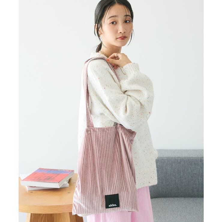 akha. ベロアトートバッグ[品番：EHEW0045664]｜CRAFT STANDARD