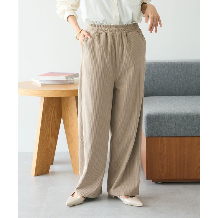 カットコーデュロイパンツ/24AW[品番：EHEW0046410]｜CRAFT STANDARD BOUTIQUE（クラフト スタンダード  ブティック）のレディースファッション通販｜SHOPLIST（ショップリスト）