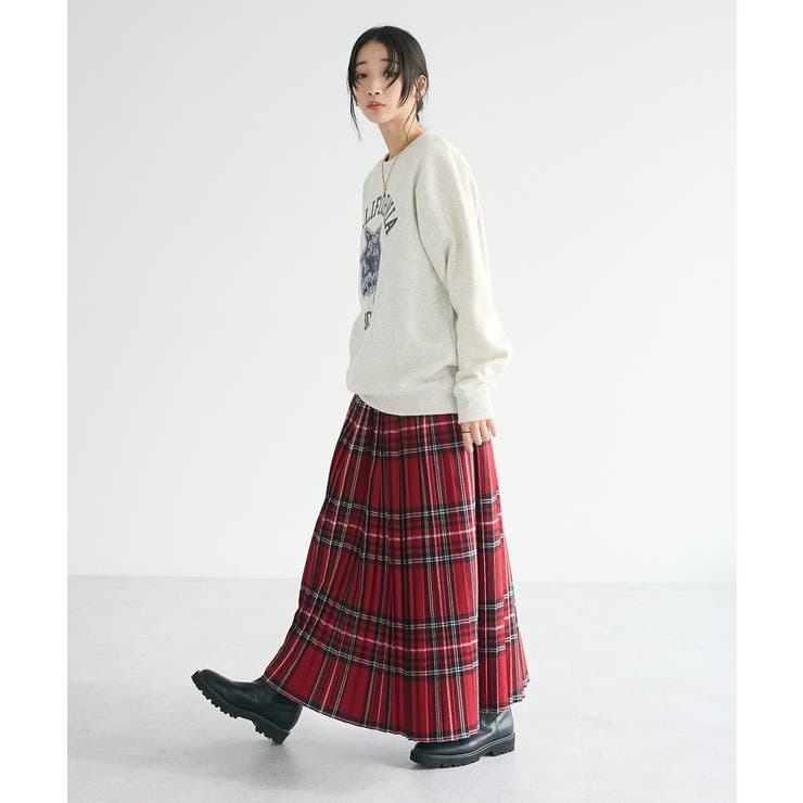 チェックプリーツスカート[品番：EHEW0047238]｜CRAFT STANDARD