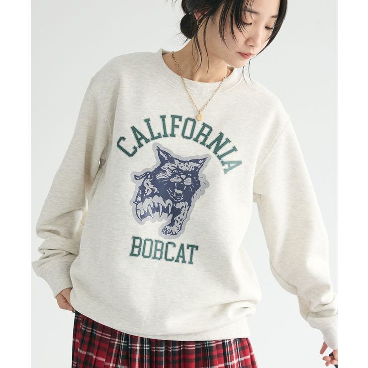 ユニセックス】裏起毛アニマルカレッジプリントスウェット[品番：EHEW0045669]｜CRAFT STANDARD BOUTIQUE（クラフト  スタンダード ブティック）のレディースファッション通販｜SHOPLIST（ショップリスト）
