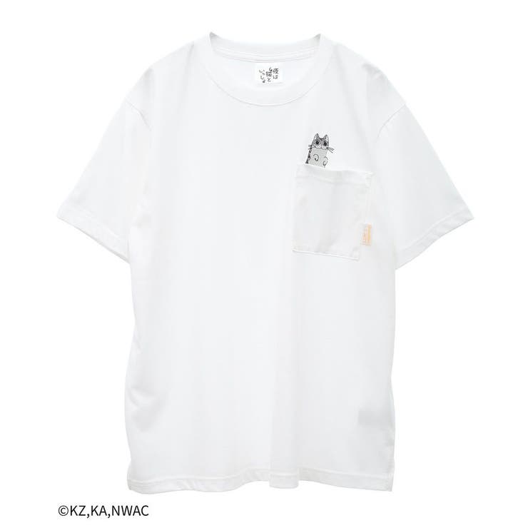 夜は猫といっしょ/PKT-TEE[品番：EHEW0046635]｜CRAFT STANDARD