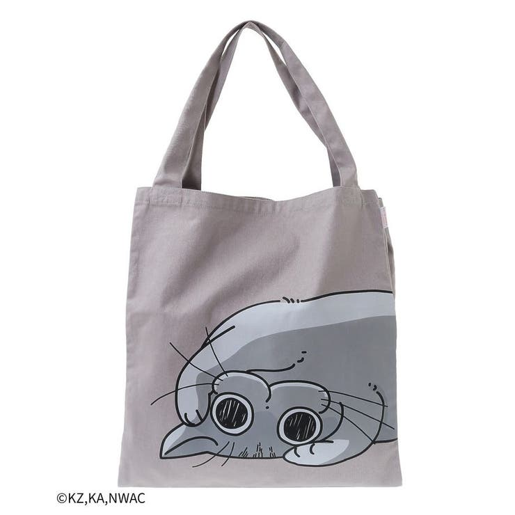 夜は猫といっしょ/トライアングルトートバック[品番：EHEW0046633