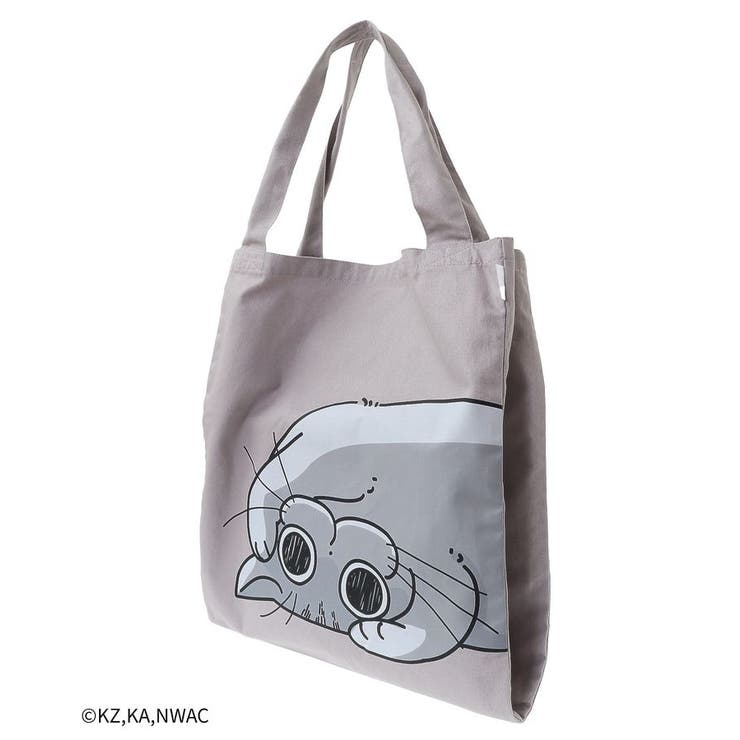 夜は猫といっしょ/トライアングルトートバック[品番：EHEW0046633