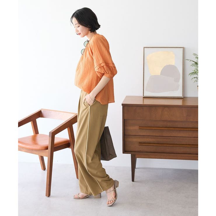 配色パイピングパンツ | CRAFT STANDARD BOUTIQUE | 詳細画像24 