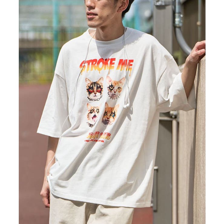 アニマルプリントTEE【ユニセックス】[品番:EHEW0048702 アニマルプリントTEE【ユニセックス】[品番:EHEW0048702