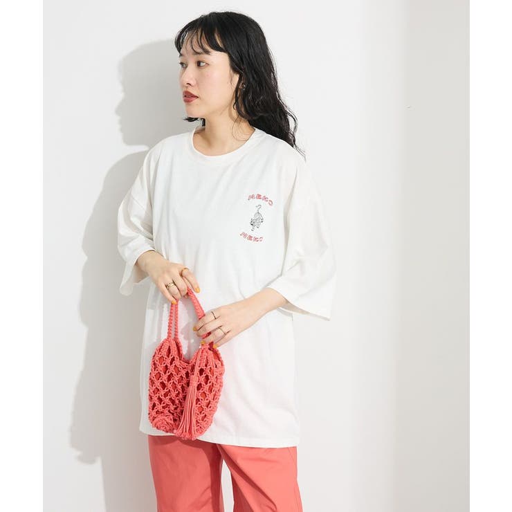 アニマル刺繍TEE【ユニセックス】[品番：EHEW0048677]｜CRAFT