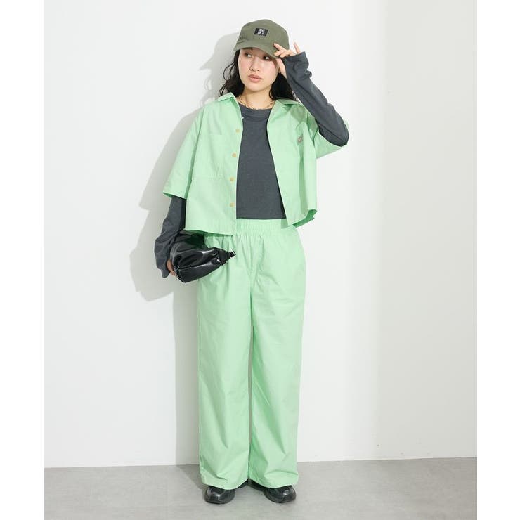 Dickies/ディッキーズ コットンダンプクロップドシャツ[品番
