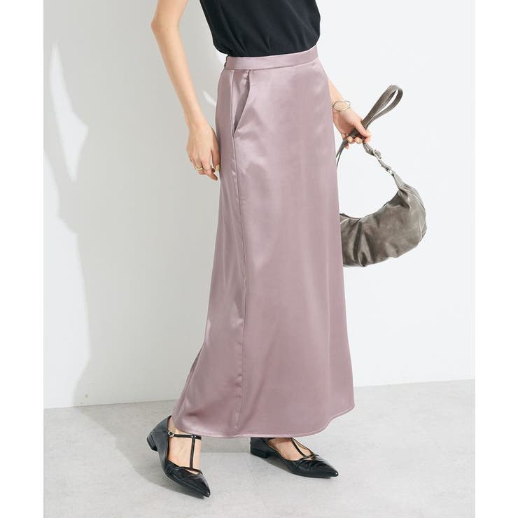 ラベンダー | ゴムサテンスカート | CRAFT STANDARD BOUTIQUE
