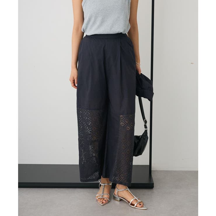 レースパッチワークパンツ | CRAFT STANDARD BOUTIQUE | 詳細画像1 