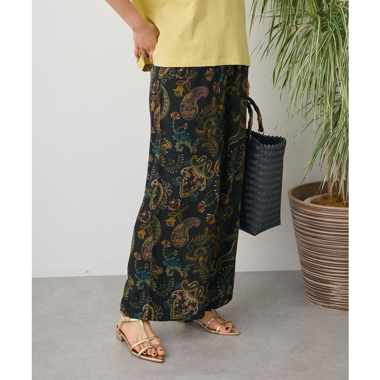 レーヨン総柄ワイドパンツ | CRAFT STANDARD BOUTIQUE | 詳細画像14 