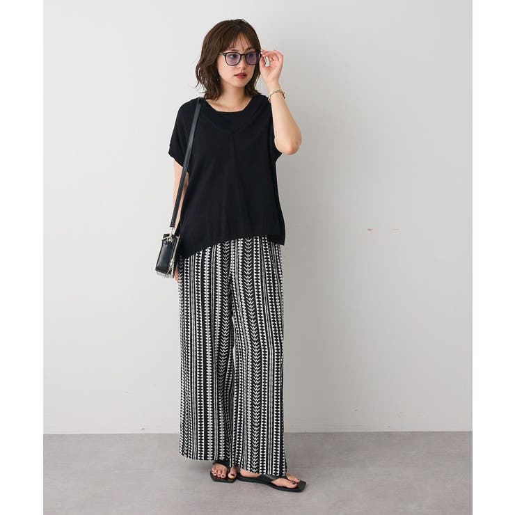 レーヨン総柄ワイドパンツ | CRAFT STANDARD BOUTIQUE | 詳細画像25 