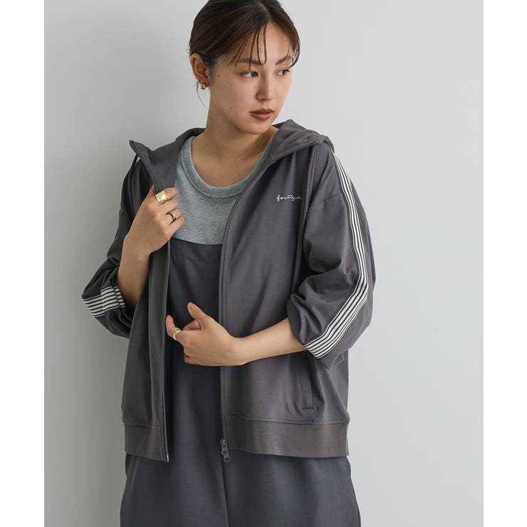 チャコールグレー | 軽量/UVカット トラックパーカー | CRAFT STANDARD BOUTIQUE