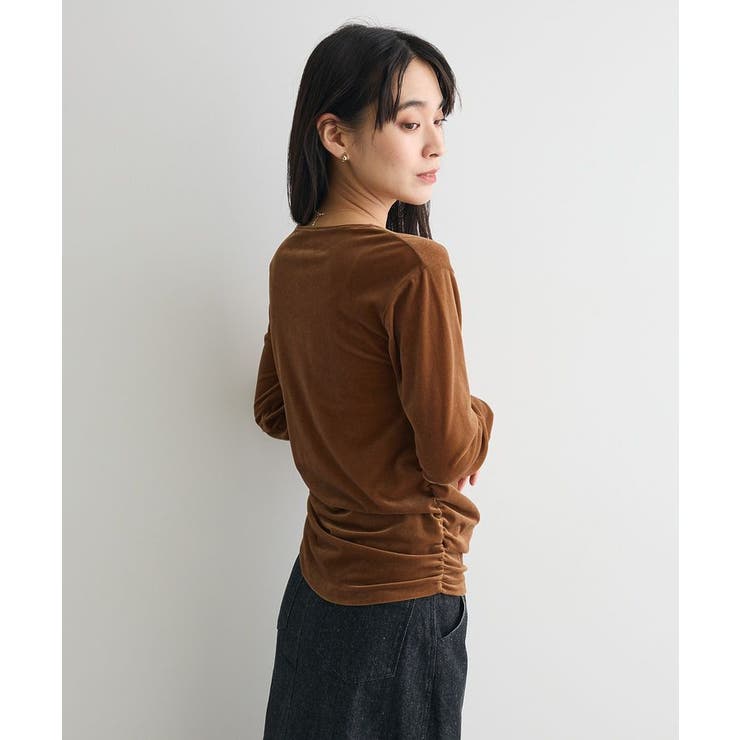 シアーベロアサイドギャザープルオーバー | CRAFT STANDARD BOUTIQUE | 詳細画像4 