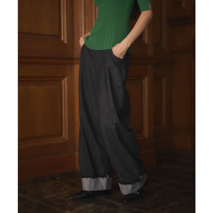 カーブデニムパンツ | CRAFT STANDARD BOUTIQUE | 詳細画像1 