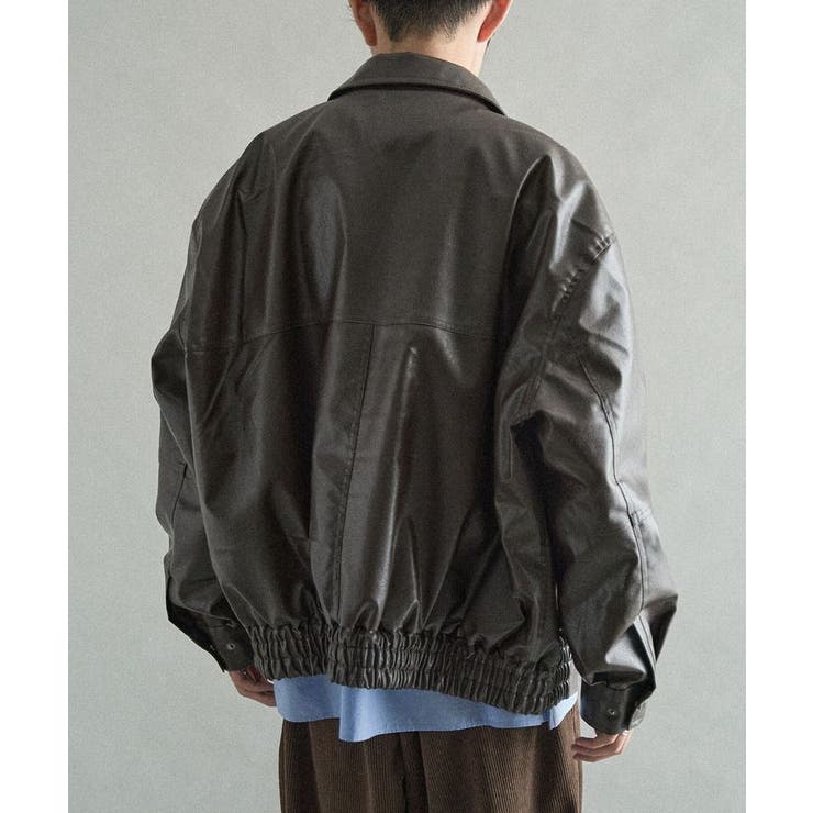 フェイクレザー A-2ジャケット | CRAFT STANDARD BOUTIQUE | 詳細画像12 