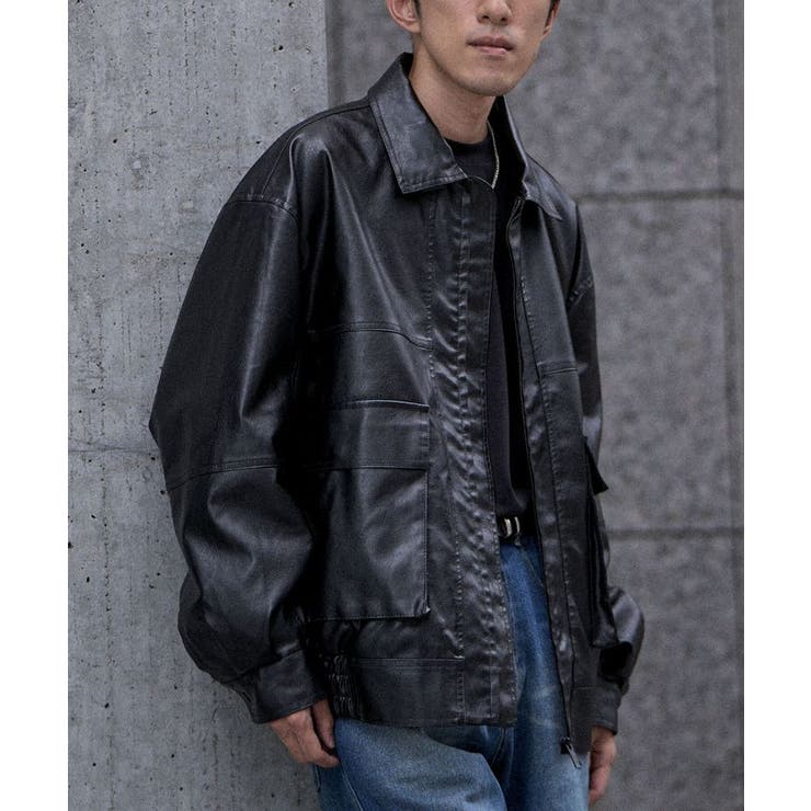 フェイクレザー A-2ジャケット | CRAFT STANDARD BOUTIQUE | 詳細画像2 
