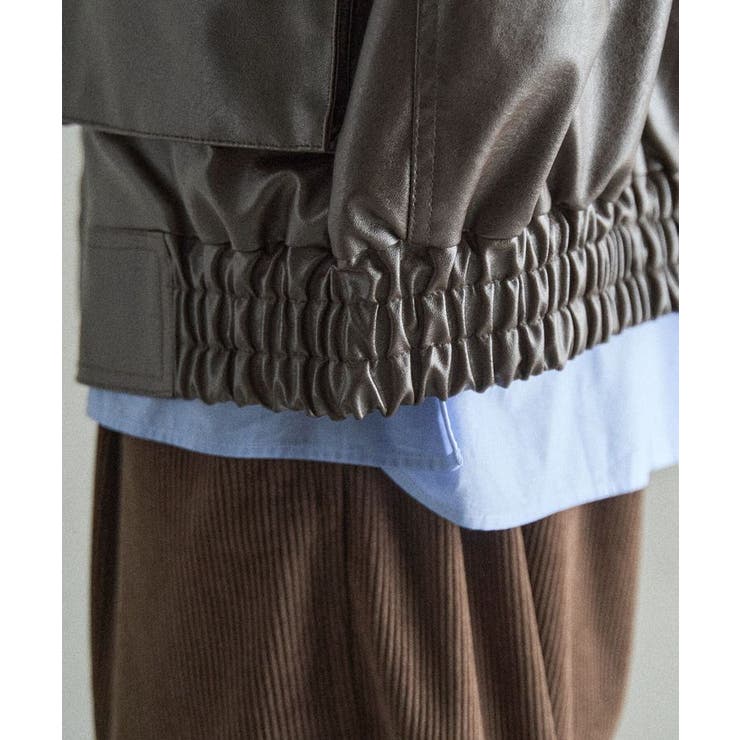 フェイクレザー A-2ジャケット | CRAFT STANDARD BOUTIQUE | 詳細画像20 