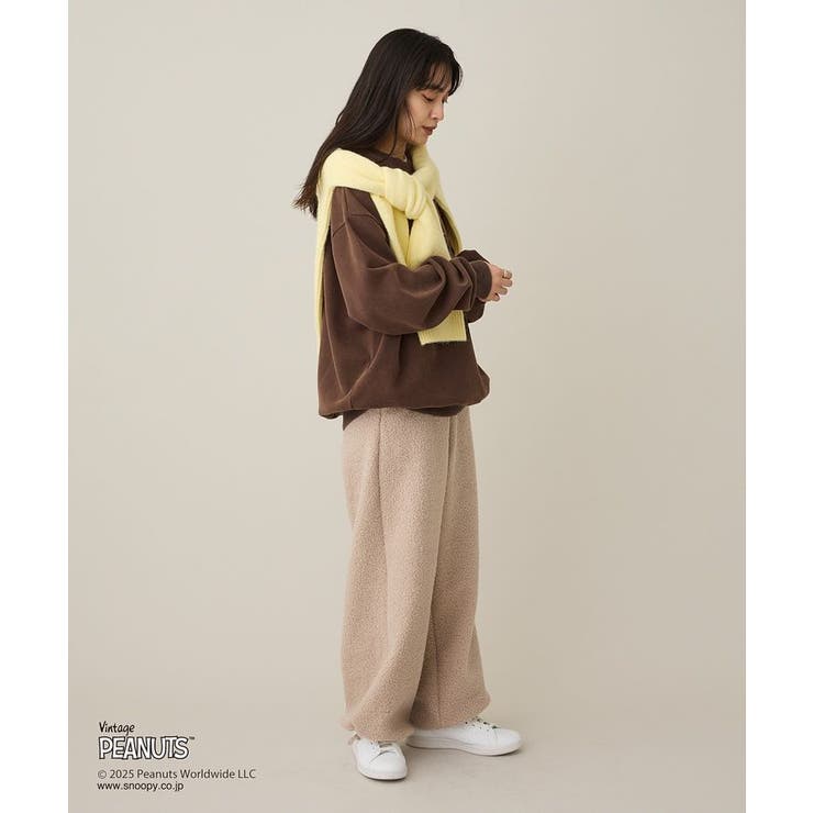 【PEANUTS/SNOOPY】スノーウォッシュボンディング裏毛スウェット | CRAFT STANDARD BOUTIQUE | 詳細画像22 