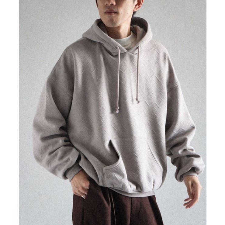 グレーベージュ | 裏フリースフクレジャカードパーカー | CRAFT STANDARD BOUTIQUE