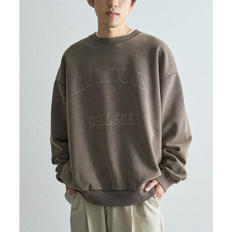 スノーウォッシュボンディング裏毛カレッジスウェット | CRAFT STANDARD BOUTIQUE | 詳細画像7 