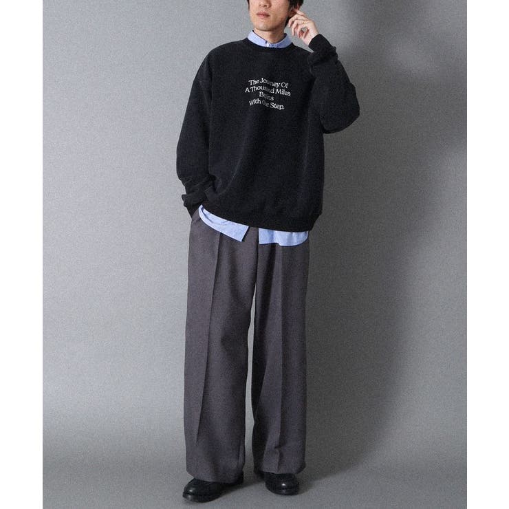 スノーウォッシュボンディング裏毛ロゴスウェット | CRAFT STANDARD BOUTIQUE | 詳細画像4 