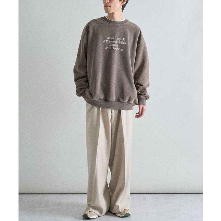 スノーウォッシュボンディング裏毛ロゴスウェット | CRAFT STANDARD BOUTIQUE | 詳細画像16 