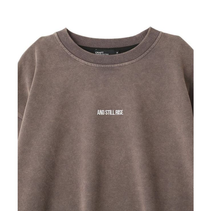 スノーウォッシュボンディング裏毛ロゴ刺繍スウェット | CRAFT STANDARD BOUTIQUE | 詳細画像2 