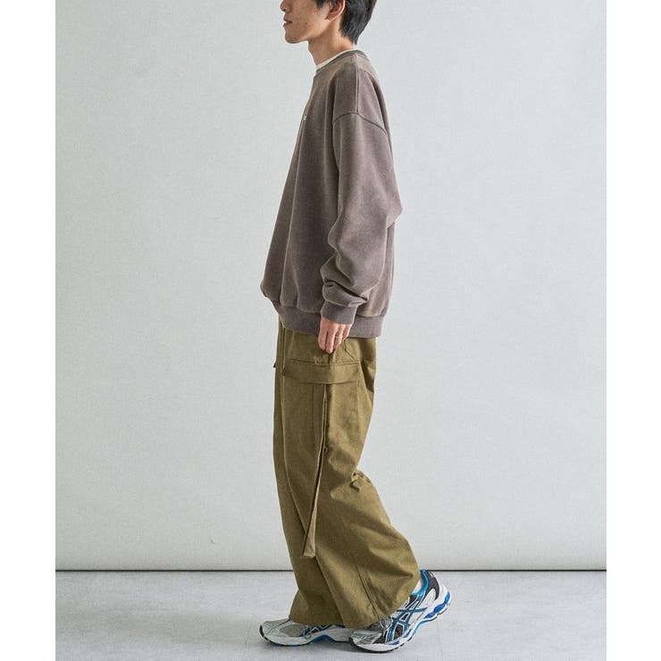 スノーウォッシュボンディング裏毛ロゴ刺繍スウェット | CRAFT STANDARD BOUTIQUE | 詳細画像5 