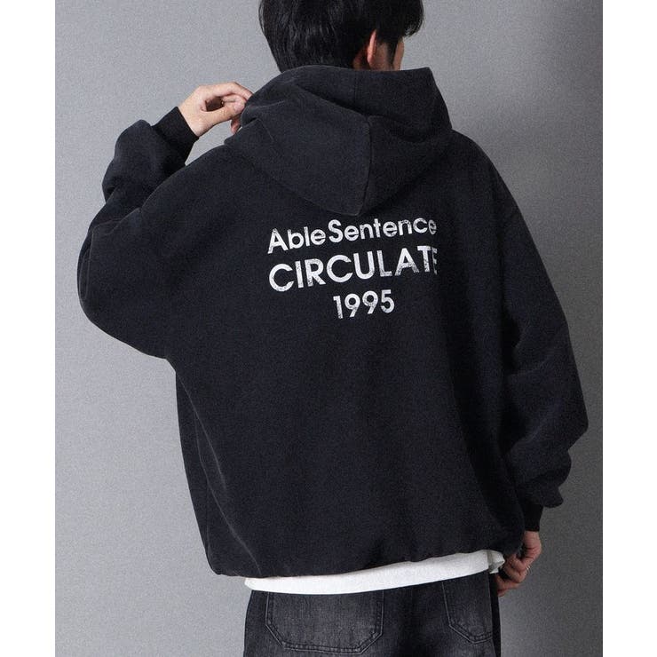 ブラック | スノーウォッシュボンディング裏毛バックロゴパーカー | CRAFT STANDARD BOUTIQUE