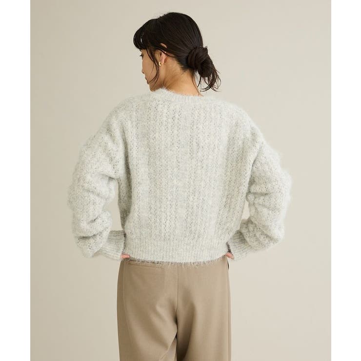 洗える/シャーリングスリーブニットプルオーバー | CRAFT STANDARD BOUTIQUE | 詳細画像11 