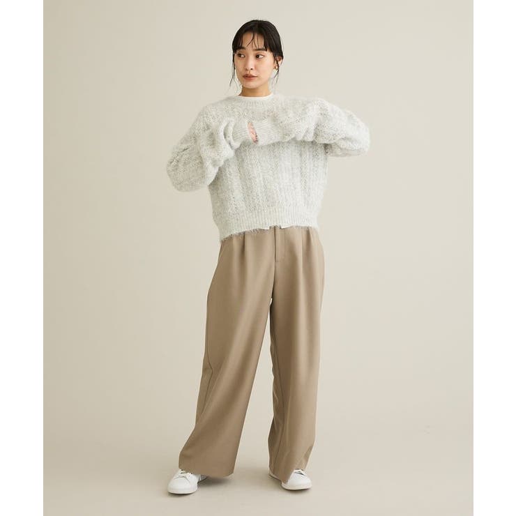 洗える/シャーリングスリーブニットプルオーバー | CRAFT STANDARD BOUTIQUE | 詳細画像13 