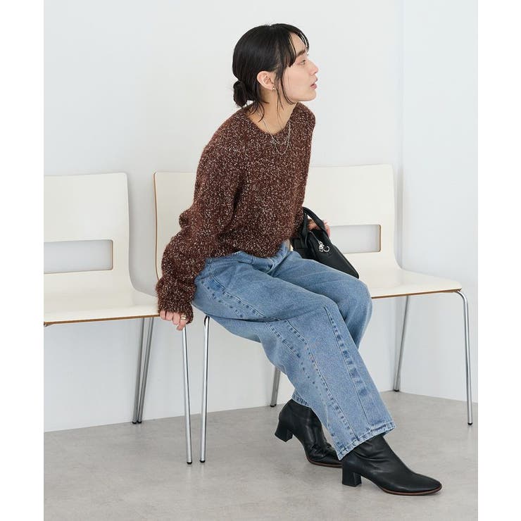 洗える/シャーリングスリーブニットプルオーバー | CRAFT STANDARD BOUTIQUE | 詳細画像5 
