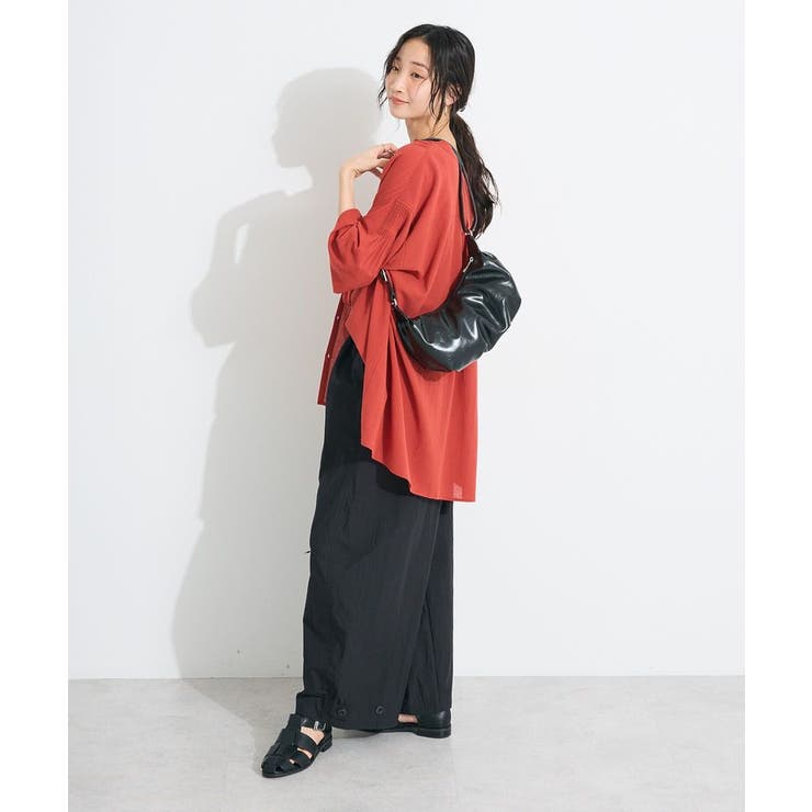 ヴィンテージライクギャザーショルダーバッグ | CRAFT STANDARD BOUTIQUE | 詳細画像5 