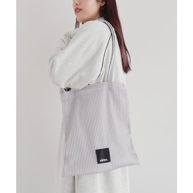 akha.ストライプメッシュトートバッグ | CRAFT STANDARD BOUTIQUE | 詳細画像1 