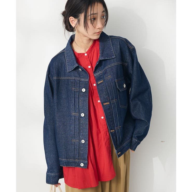 【ユニセックス】デニムトラッカージャケット1 | CRAFT STANDARD BOUTIQUE | 詳細画像1 